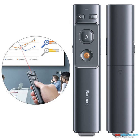 Baseus Wireless Presenter Orange Dot (Red Laser)